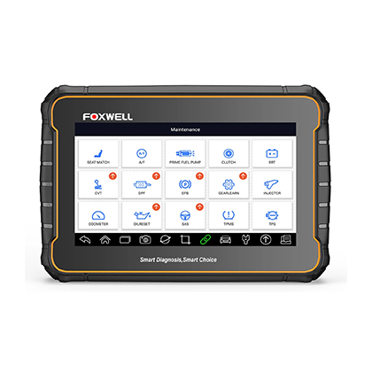 FOXWELL GT60 Automotive OBD2 Scan Tool Android Tablet Diagnostic OBD ii Scanner 7” Touchscreen All System Scanning with 19 Reset Functions