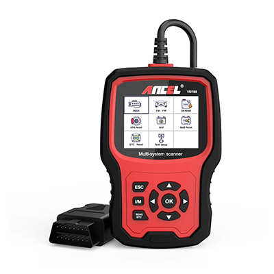 ANCEL VD700 OBD2 Scanner Car Diagnostics Full System Individual Scan Airbag ABS Oil EPB Reset Diagnostic Automotive Scanner Tool