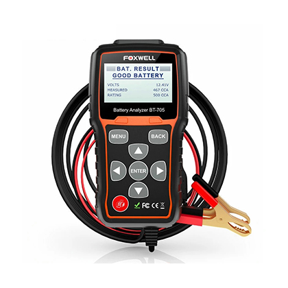 FOXWELL BT705 12V 24V Car Battery Tester System Diagnostic Analyzer Tool AGM GEL Type Car Truck Battery Analyzer