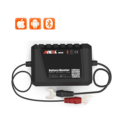 ANCEL BM300 12V Bluetooth Battery Tester Electric Charging Cranking Test Voltage Test Battery Monitor For Android IOS 