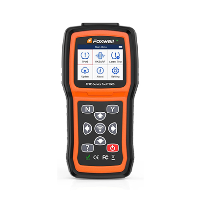 FOXWELL T1000 TPMS Trigger Tool Activate Decodes TPMS Sensors Check RF Key FOB Tyre Pressure Monitoring System Tester Detector