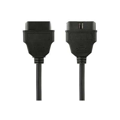 FOXWELL 16 Pin Male Adapter To 16 Pin OBD2 Female Connector Cable Lead Diagnostic Interface OBDII Extension Cable 30cm 