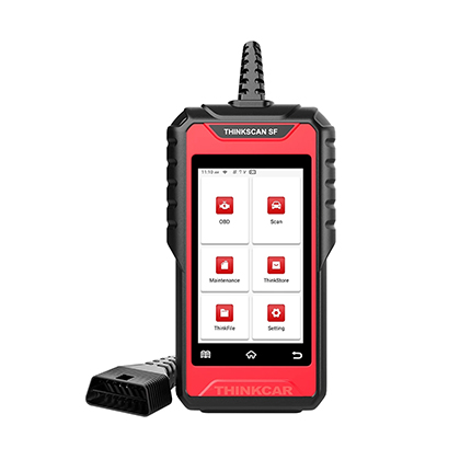 THINKCAR ThinkScan SF100 ABS SRS OBD2 Scanner Check Engine Car Diagnostic Scan Tool EPB Oil Service Reset WiFi Free Update