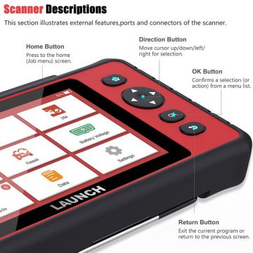 LAUNCH x431 Creader909 Full System 26+ Reset Services OBD2 Scanner Wifi DPF TPMS Oil Reset Scanner Car Diagnosis Tool-Obdzon-2