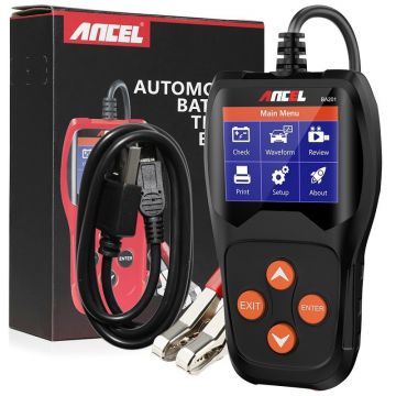 ANCEL BA201 Car Battery Tester Analyzer Charging test Crank test 12V car battery Diagnostic tools 100- 2000CCA-Obdzon-6