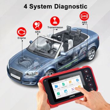 LAUNCH X431 Creader129i OBD2 Diagnostic Tool SAS TPMS EPB Oil Reset Scanner Four Systems Automotive Scan Tool, Support WiFi-Obdzon-1