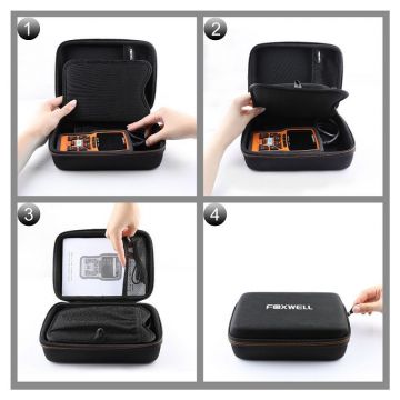 FOXWELL Diagnostic Tool Case For NT301 NT510 OBD2 Auto Scanner Storage Box Universal Nylon Zipper Pouch Portable Bag Package-Obdzon-2