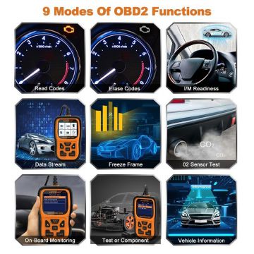 AUTOPHIX OM126P OBD2 Scanner Enhanced Vehicle Code Reader Auto Diagnostic Check Engine Light-Obdzon-2