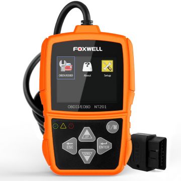 FOXWELL NT201 OBD2 Scanner Check Engine Light Car Code Reader Emission Analyzer Car Diagnostic Tool-Obdzon-0