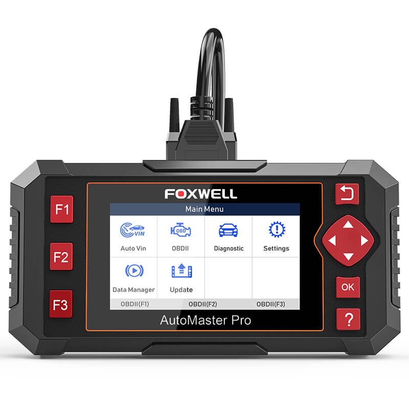 FOXWELL NT604 Elite Enhanced 4 Systems Diagnostic Scanner Support Full OBDII 10 Modes  ABS SRS Transmission Check Engine