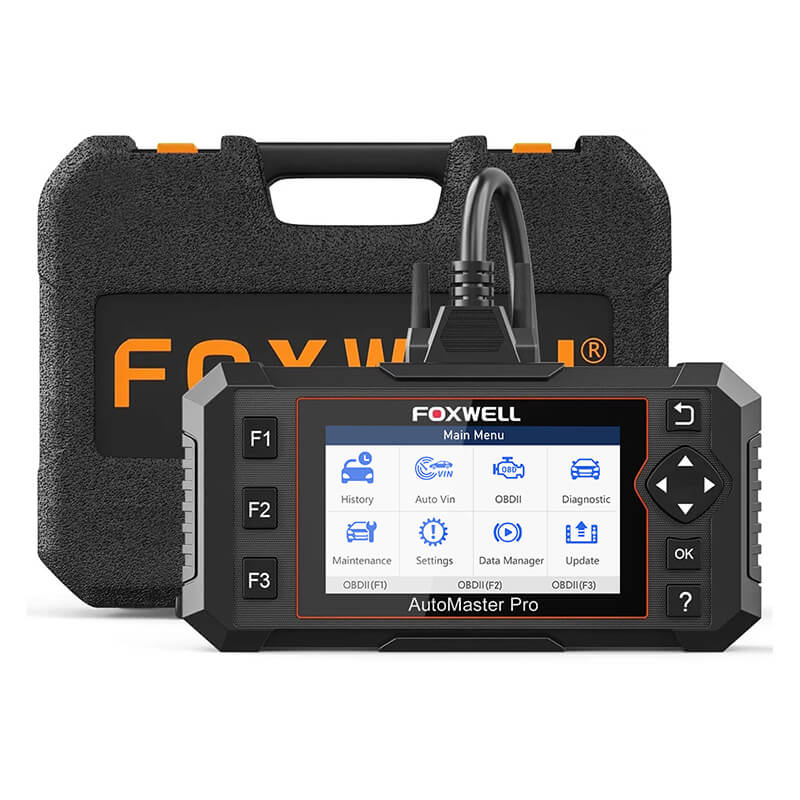 FOXWELL NT624 Elite OBD2 Scanner All Systems Car Diagnostic Scanner with SAS Calibration ABS Bleeding Throttle Reset Oil Light and EPB Reset Service