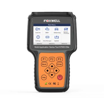 FOXWELL NT650 Elite Car Automotive Scanner OBD2 ABS Airbag Code Reader with SAS EPB DPF EPS CVT TPMS TPS Battery Registeration Oil Light Reset-Obdzon-0