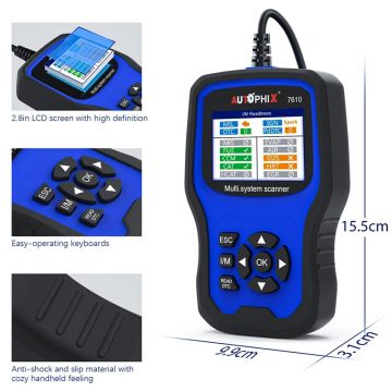 AUTOPHIX 7610 OBD2 Automotive Scanner For VW All System OBDII Coder Reader ABS SRS Oil EPB DPF TPMS Reset Tool-Obdzon-4