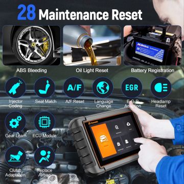 FOXWELL NT809 All System 28 Reset Service Functions Touch Screen OBD2 Diagnostic Scanner Support 2020/2021 Modes Support One-Click WiFi Upgrade -Obdzon-1
