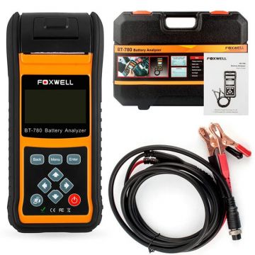 FOXWELL BT780 Car Battery Load Tester for 6V 12V 24V Cranking AGM GEL EBP Batteries Analyzer Built-in Printer-Obdzon-4