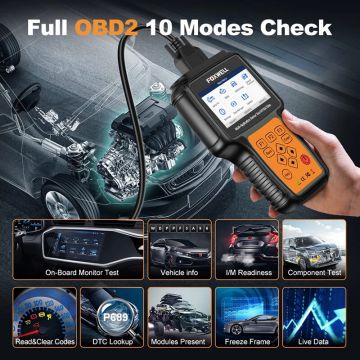 FOXWELL NT650 Elite Car Automotive Scanner OBD2 ABS Airbag Code Reader with SAS EPB DPF EPS CVT TPMS TPS Battery Registeration Oil Light Reset-Obdzon-3