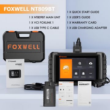 FOXWELL NT809BT Wireless Bluetooth Bidirectional Scan Tool 2022 Newest All System OBD2 Scanner with 30 Service Reset ABS Bleeding/Oil Light Reset/EPB/SAS/TPMS/Crankshaft Relearn-Obdzon-6